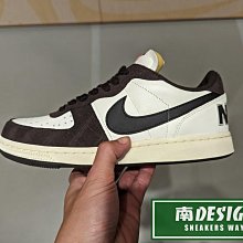 南🔥2023 10月 NIKE Terminator Low 低筒 復古 皮革 鱷魚紋 男款 棕白FN7815-200