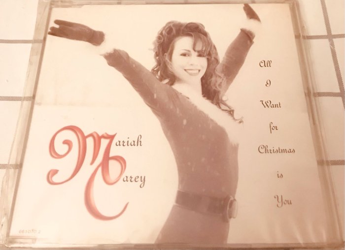 瑪麗亞凱莉 首版澳洲原裝進口絕版冠軍單曲 all i want for christmas is you，首版單曲，絕對收藏，僅此一張。