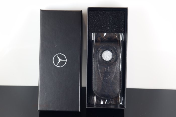 【DIY PLAZA】賓士 M-Benz W206 S206 原廠 真皮 鑰匙 皮套 黑色 標準版 C200 C300
