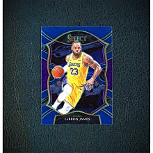 詹皇 Lebron James 經典Select Concourse Blue Base Lakers版金屬卡 2020-21