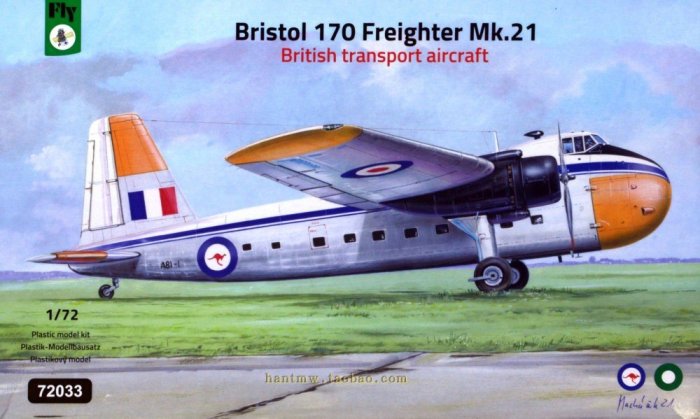 FLY-72033 1/72 Bristol 170 Freighter Mk.21 (RAAF, RPAF)