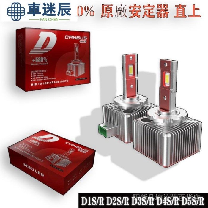 新客減40 CARCTRHID改LED專用燈泡D2S/D2R/D4S/D4R 原廠安定器直上無損安裝 D系列L車迷辰