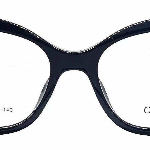 Chanel 香奈兒眼鏡框 高顏值鑲鑽 素顏百搭 高級眼鏡架可配近視光學眼鏡 鏡架 鏡框 近視眼鏡 經典雙clogo 素顏神器 顯臉小！