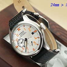 【時間探索】全新進口 NATO 高級軍錶專用錶帶仿碳纖維款  ( 24mm ).IWC.Panerai