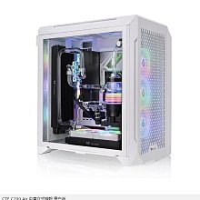 小白的生活工場*Thermaltake CTE C700 Air 中直立式機殼支援420冷排(白)色