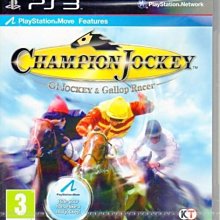 PS3 遊戲  冠軍騎師 騎師之道 風速神駒 支援MOVE Champion Jockey 賽馬  英文日版 【板橋魔力】