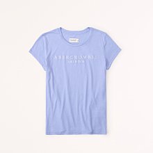 【A&F女生館】☆【Abercrombie&Fitch LOGO刺繡短袖T恤】☆【AFG001B7】(XS)