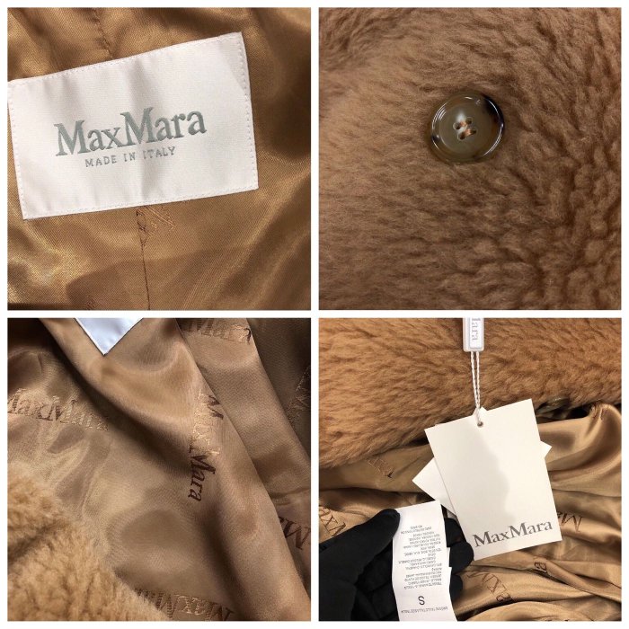 【BLACK A】義大利精品Max Mara camelwool Teddy Bear Coat 泰迪熊駝絨長版大衣 泰迪熊駝色 共12色 夏季特價 秋冬漲價