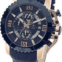 正版 Salvatore Marra SM21104-PGBL/BL 男錶 手錶 皮革錶帶 日本代購