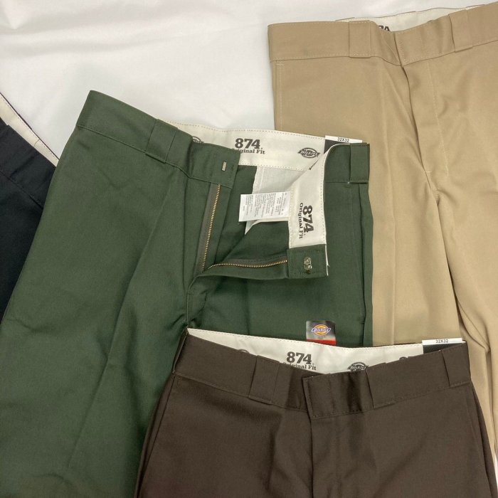 Dickies 874 褲頭無印刷 熱銷商品  硬挺 美版 直筒 迪凱斯 新版 直筒褲  西裝褲 長褲 工作褲