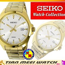 【全新原廠SEIKO】【天美鐘錶店家直營】【下殺↘超低價有保固】 時尚全金100M石英錶-SUR212P1