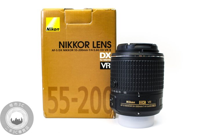 【台南橙市3C】Nikon AF-S 55-200mm f4-5.6 G DX ED VR II 二手鏡頭 #78953