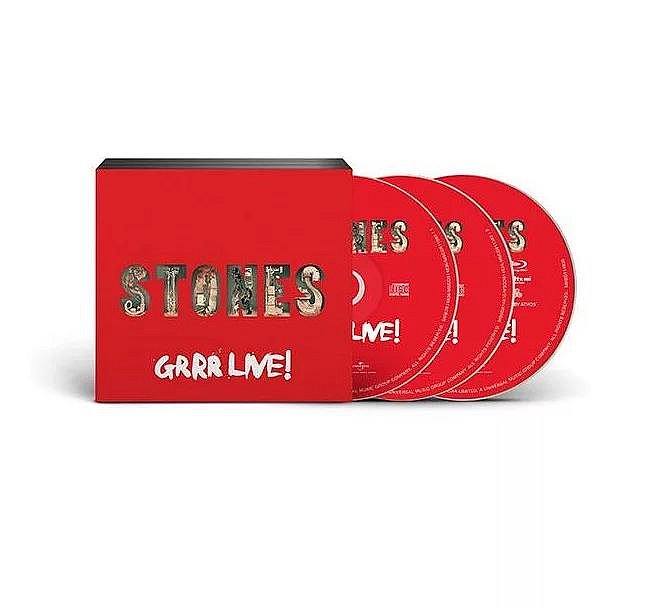 [藍光先生BD] 滾石合唱團 : 超激現場 BD+2CD 三碟限定版 The Rolling Stones : GRRR Live