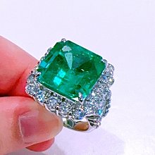 93482 大千典精品 秦老闆 流當品 天然祖母綠戒指 16.16克拉 GRS證 哥倫比亞 Green Minor 宴會推薦 收藏 經典款