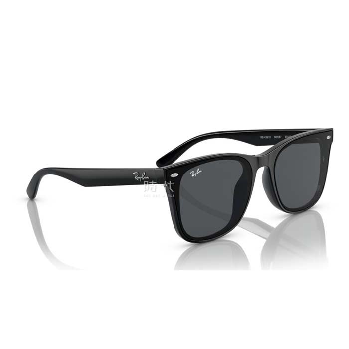 【RayBan】雷朋 太陽眼鏡 RB4391D 601/87 65mm 黑框/灰色鏡片 橢圓框墨鏡 膠框太陽眼鏡