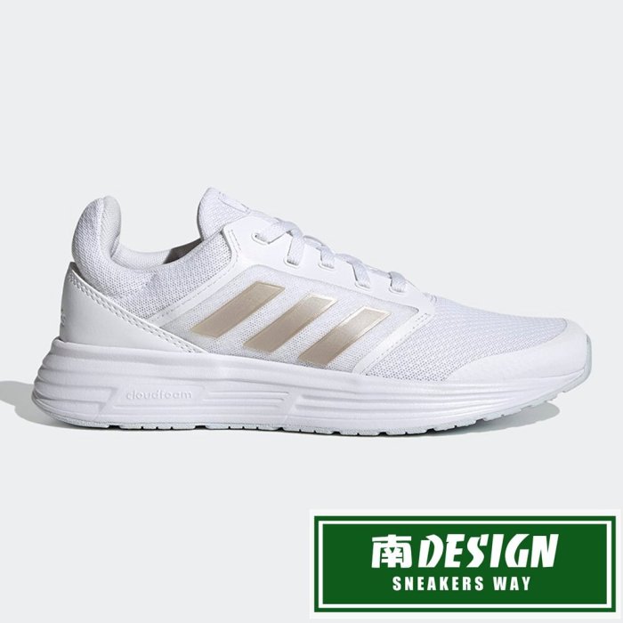 南◇2021 1月 ADIDAS  GALAXY 5 慢跑鞋 FY6744 白金色 訓練 運動 CP值 透氣 慢跑鞋