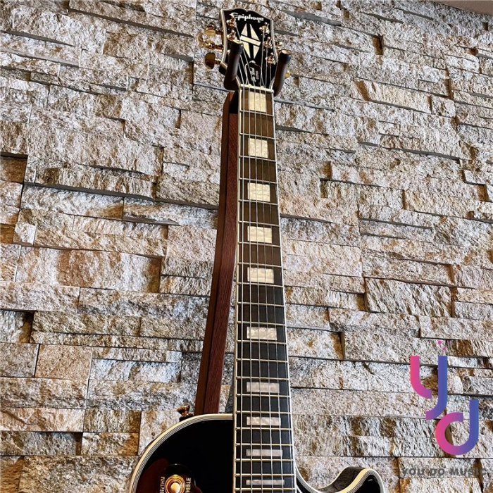 【終身保固】分期免運 贈硬盒/千元配件 Epiphone Les Paul Custom 黑色 電吉他 雙線圈 孤獨搖滾