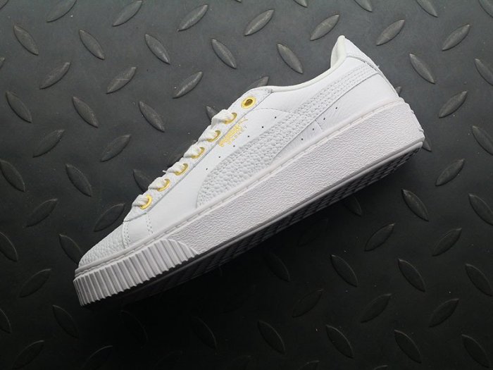 Puma Basket Platform Pearlized 2.0 彪馬白金色運動鞋 364233-01