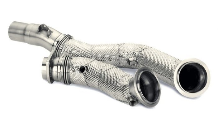 【樂駒】Akrapovic 蠍子 BMW F82 F83 M4 catless Downpipe 當派 直通 改裝 底盤