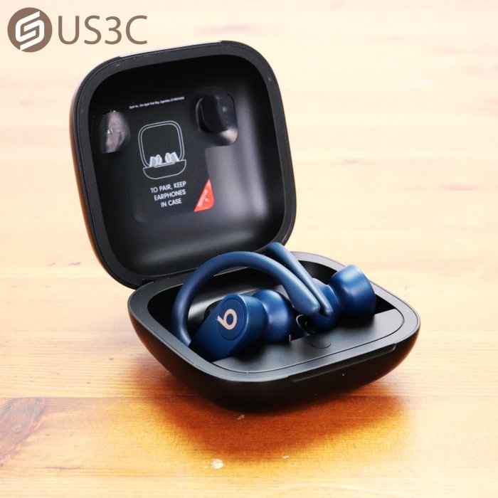 【US3C-板橋店】蘋果公司貨 Beats Powerbeats Pro 黑色 藍牙耳機 真無線耳機 運動入耳式耳機