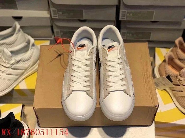 【聰哥運動館】耐克 OFF White x Nike Blazer Low 開拓者板鞋 聯