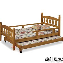 【設計私生活】烏心石實木3.5尺單人子母床台、床架、多功能床(部份地區免運費)120W