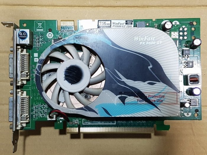 麗台 WinFast PX8600 GT TDH 256M 顯示卡【PCI-E介面、128Bit、DDR3】經濟耐操款