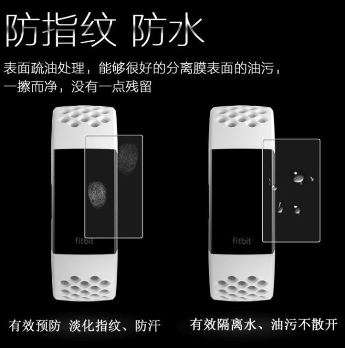 Fitbit Charge 3 螢幕貼 Fitbit Charge3 保護貼 TPU 防爆 防刮 滿版 保護膜 抗磨