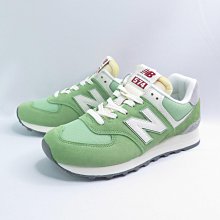 New Balance 574 男女休閒鞋 U574RCC 復古 麂皮 D楦 蔥綠【isport愛運動】