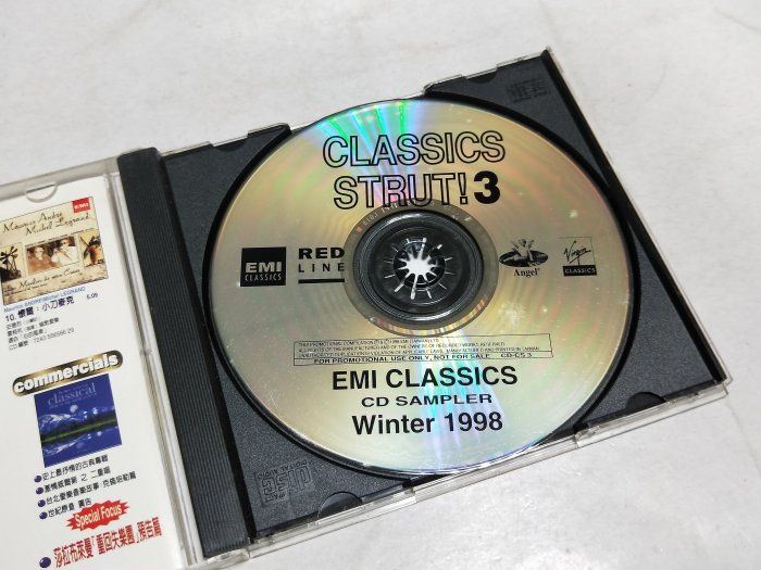 昀嫣音樂(CD149) CLASSICS STRUT! 3 - EMI CLASSICS SAMPLER 售出不退