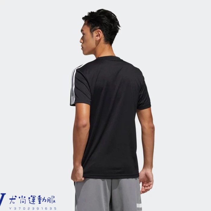 ～尤尚運動服～adidas 愛迪達 棉質短袖 基本款 黑白男女短袖T恤 短T  短上衣情侶款 Logo FL0468