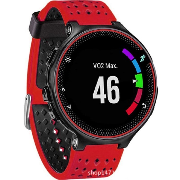 【錶帶家】佳明 Garmin Forerunner 735 630 620 235 230 220糸列通用雙色透氣矽膠錶