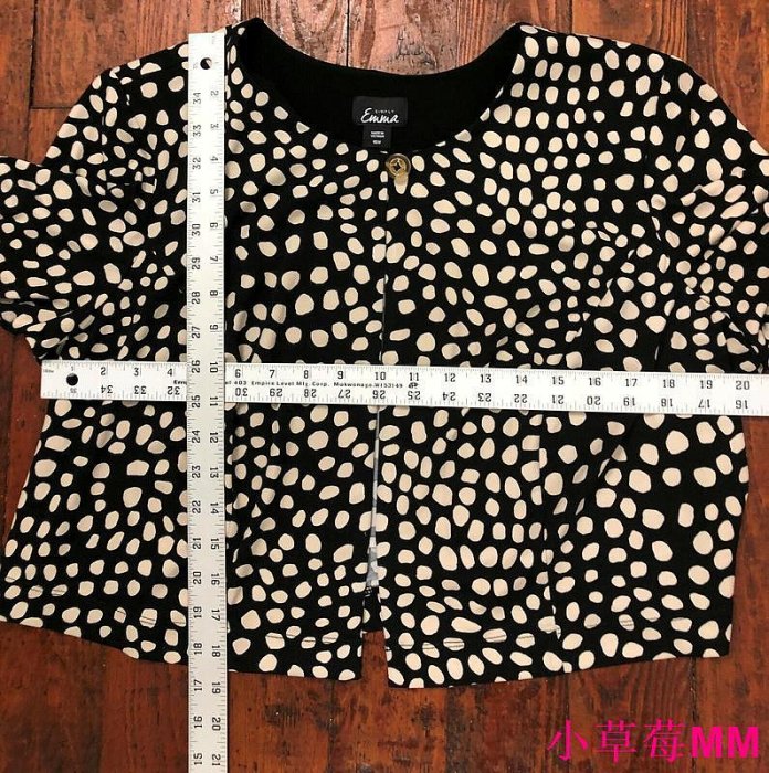 小草莓MMNew Simply Emma Womens Cardigan Black Tan Long Sleeves Po