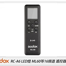☆閃新☆GODOX 神牛 RC-A6 LED持續燈專用遙控器 LED燈 16頻道 遙控器(公司貨)