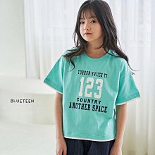 9~17 ♥上衣(MINT) BLUE TEEN(大童)-2 24夏季 BJR240401-026『韓爸有衣正韓國童裝』~預購