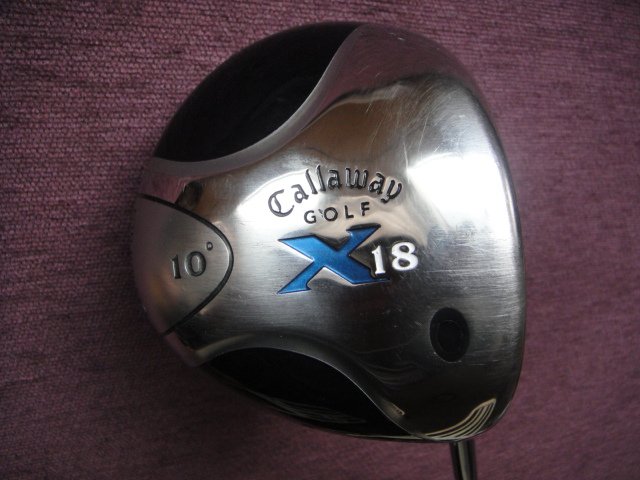 ~海賊王GOLF~ 二手球桿 CALLAWAY X18 超高反發開球桿 10度 ALDILA 桿身 遠距離 DRIVER