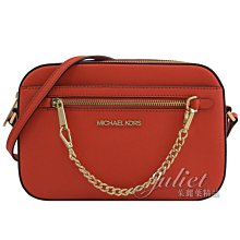 【茱麗葉精品】全新精品 MICHAEL KORS 專櫃商品 JET SET ITEM 經典防刮斜背方包.紅 現貨