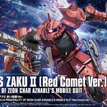 【鋼普拉】現貨 BANDAI THE ORIGIN HG 1/144 #024 ZAKU II 薩克II 紅色彗星Ver