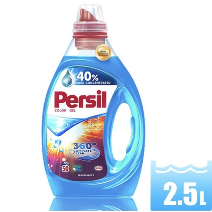 【油購網】Persil 濃縮洗衣精 高效能 強力洗淨 寶瀅 50杯 綠色 洗衣凝露 Costco 2.5 L 濃縮 40