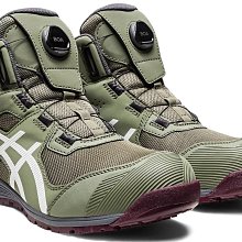 勞工 日本 亞瑟士 ASICS 安全鞋 CP214 TS BOA 綠 旋鈕調整 輕量化 工作鞋 防護鞋 防滑 透氣