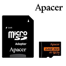 【小樺資訊】 含稅 宇瞻 APACER 記憶卡 64G MicroSDXC U3/適用手機/平板/行車記錄器