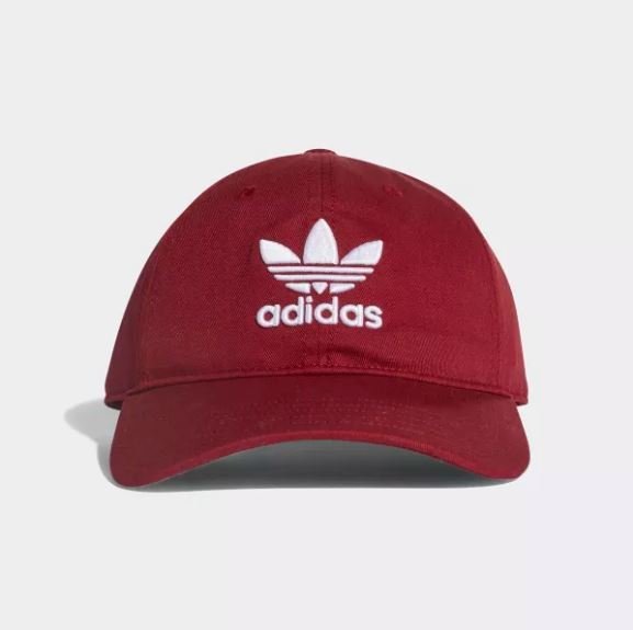 【AYW】ADIDAS ORIGINALS TREFOIL CAP LOGO酒紅 經典復古 老帽 棒球帽 鴨舌帽 遮陽帽