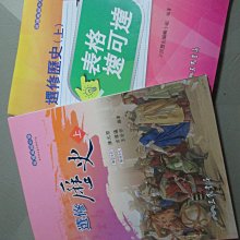 【鑽石城二手書】高中教科書 100課綱 高中 選修歷史 上 課本+表格速可達 三民出版 105/08 有畫記