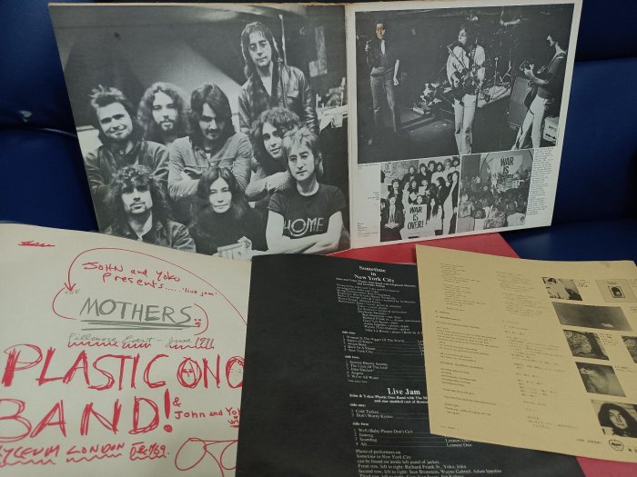 ~花羨好物~John Lennon《約翰藍儂&小野洋子與塑膠小野樂團》紐約城瞬間 1972年日版LP黑膠唱片 一62