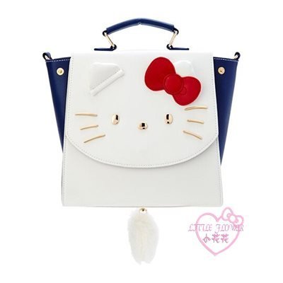 ♥小花花日本精品♥HelloKitty美樂蒂酷洛米大臉造型雙肩包側背包手提包多功能萬用包外出包42182801