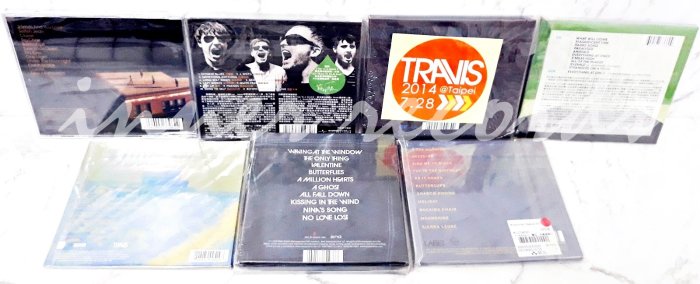現貨 專輯 套售 Travis 崔維斯合唱團 樂團 歷年專輯CD Singles Live DVD Fran Healy