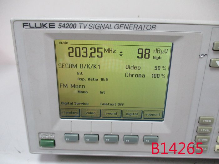 【全冠】FLUKE 54200 電視信號產生器 電視訊號產生器 (B14265)