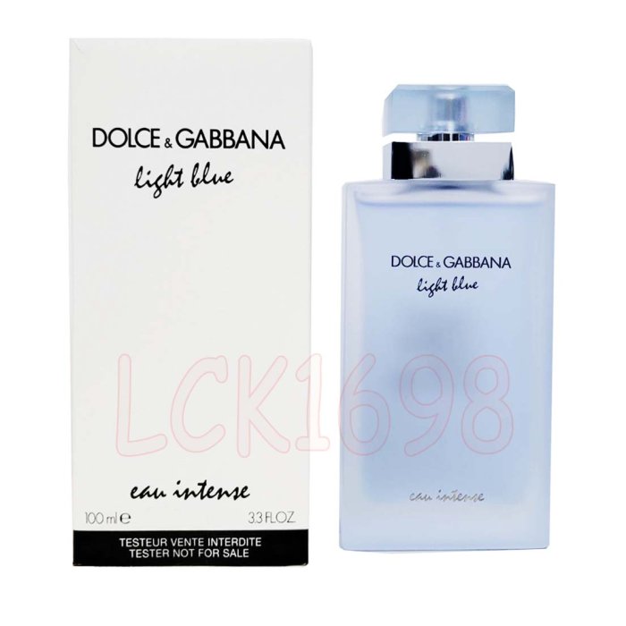 ＊微風小舖＊D&G DOLCE & GABBA 淺藍 女性淡香精 100ml TESTER 有蓋 公司貨~可超取付款