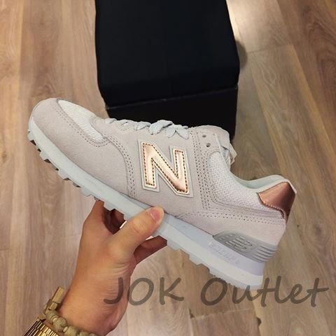 【海外發售】New Balance 574 WL574CHC 復古慢跑鞋 玫瑰金限定 NB 韓妞必備 韓國 女生尺寸