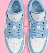 【正品】Air Jordan 1 Low “Aluminum”白藍色百搭休閒運動鞋 DC0774-141 男女鞋